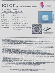 2.79/CT Natural Pitambari Sapphire with Govt Lab Certificate-88468